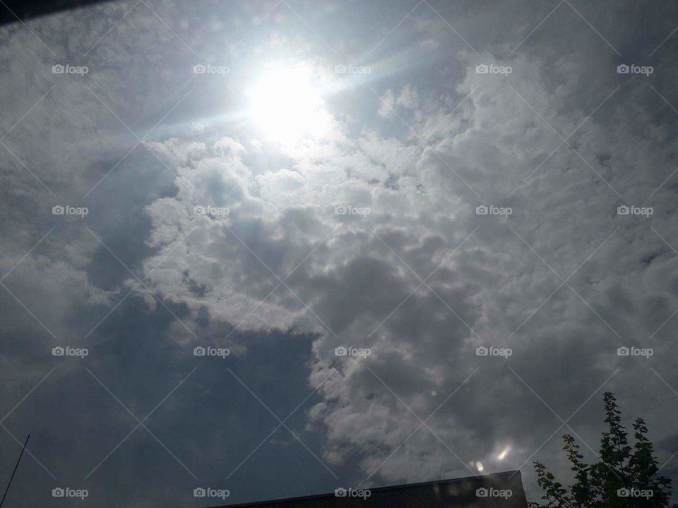 Let the clouds over the city