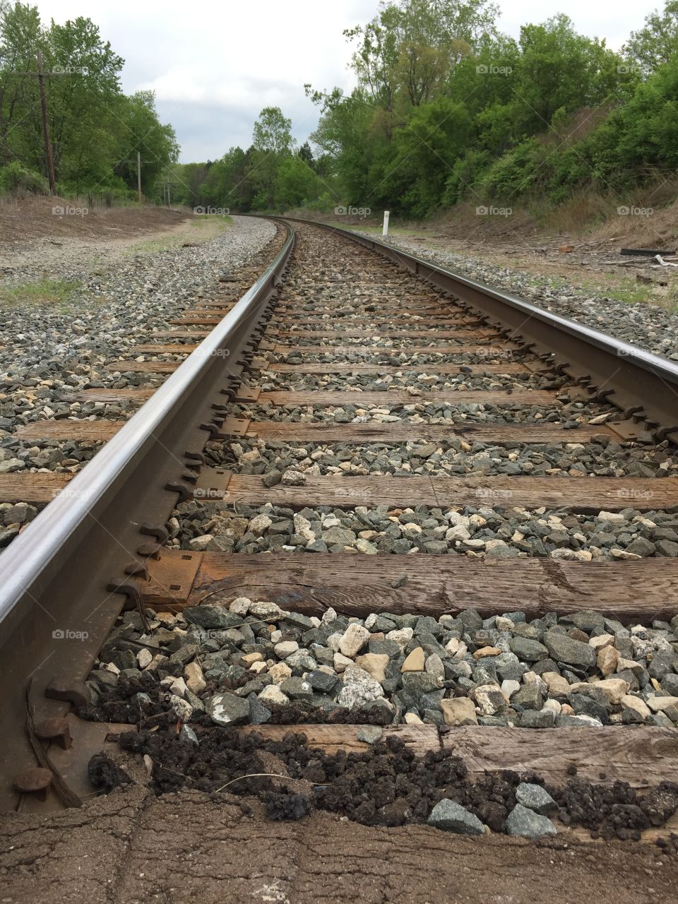 Train tracks. Train tracks