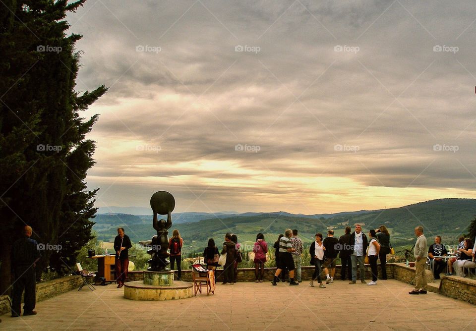 Italy. Toscana. San-Gimignano. View 