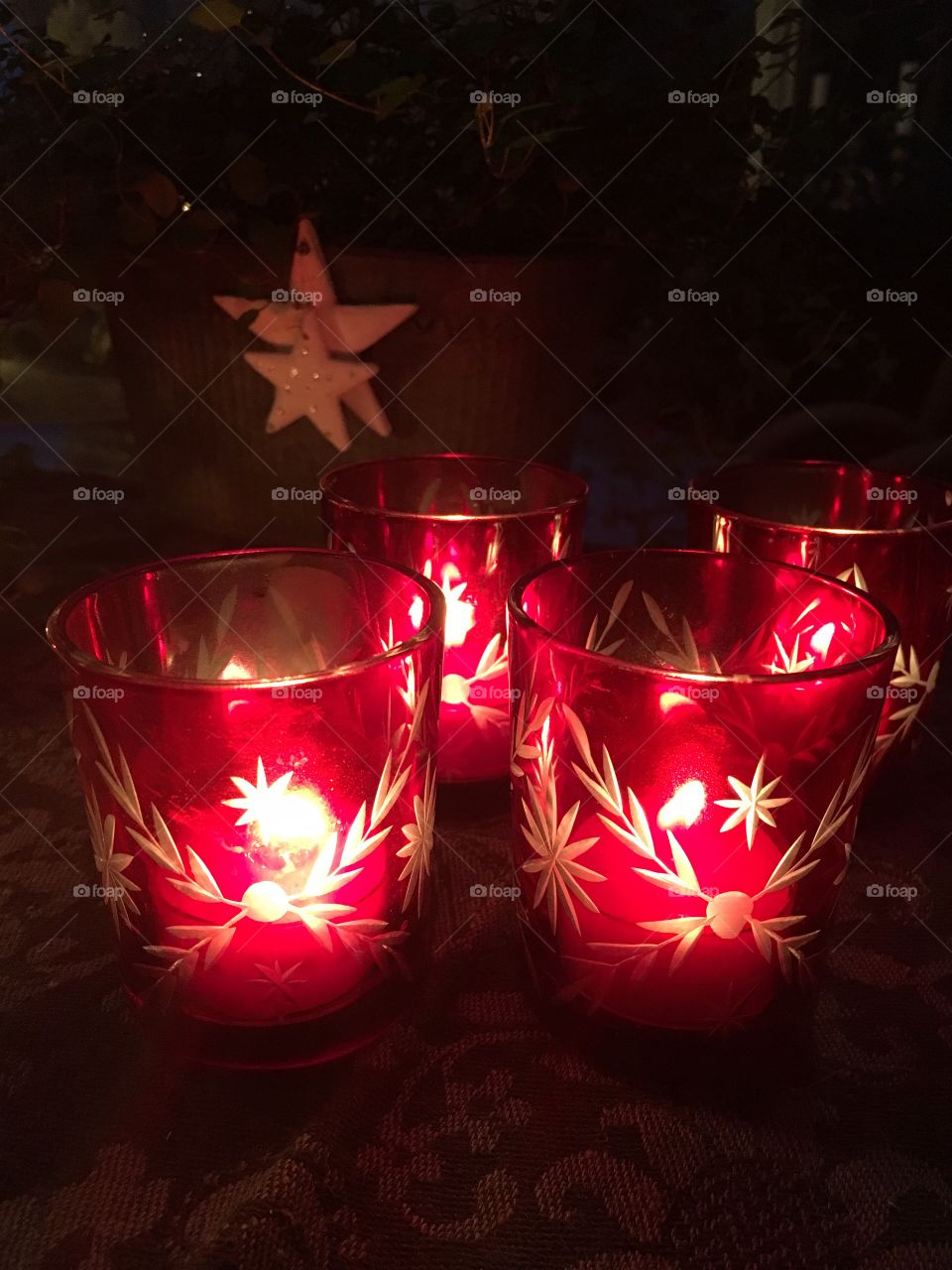 Christmas candles 