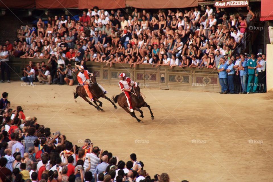 Palio in Siena Italy