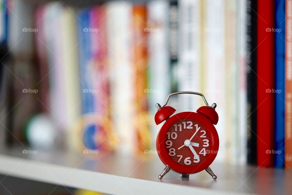 Small red clock