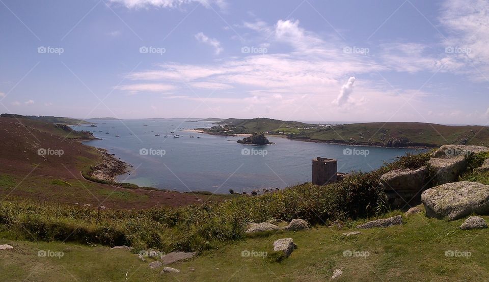 Cromwells castle on tresco, Isles of Scilly