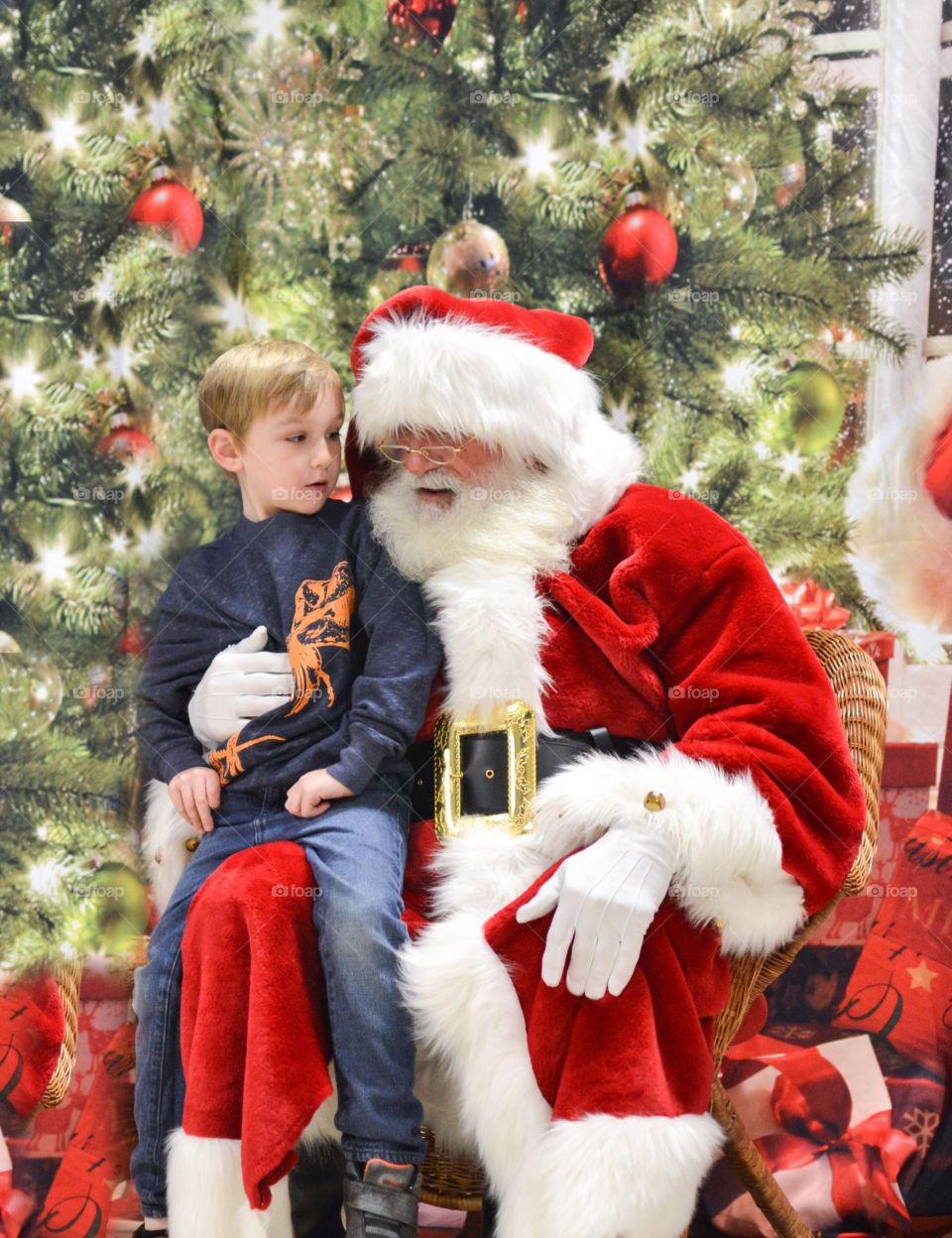 Sant, Santa, child, kid, boy, shy, adorable , 