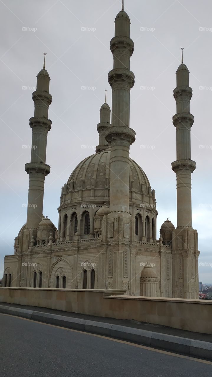 mosque, Heydar, Baku, Azerbaijan