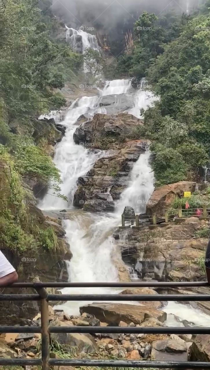 Ravana Waterfall in Srilanka