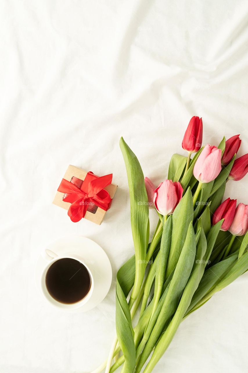 pink tulips