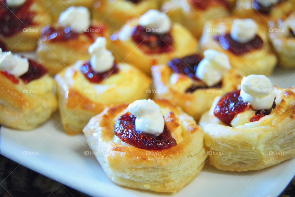 Close-up of glazed food