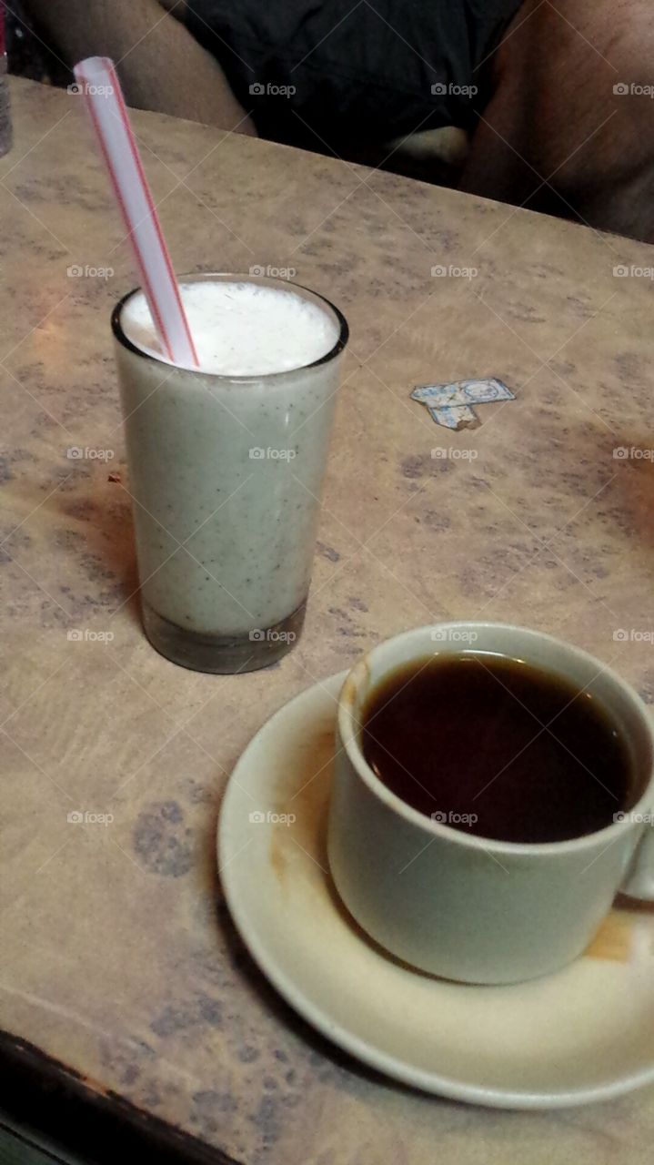 Coffee and lassi