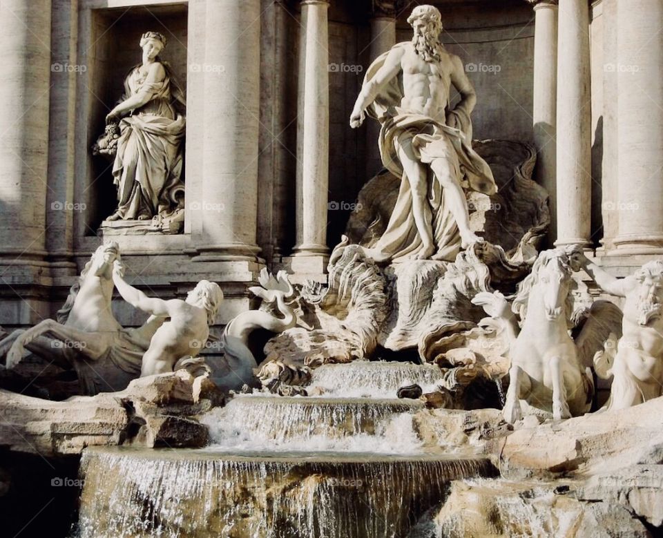 Trevi Fountain in Italy