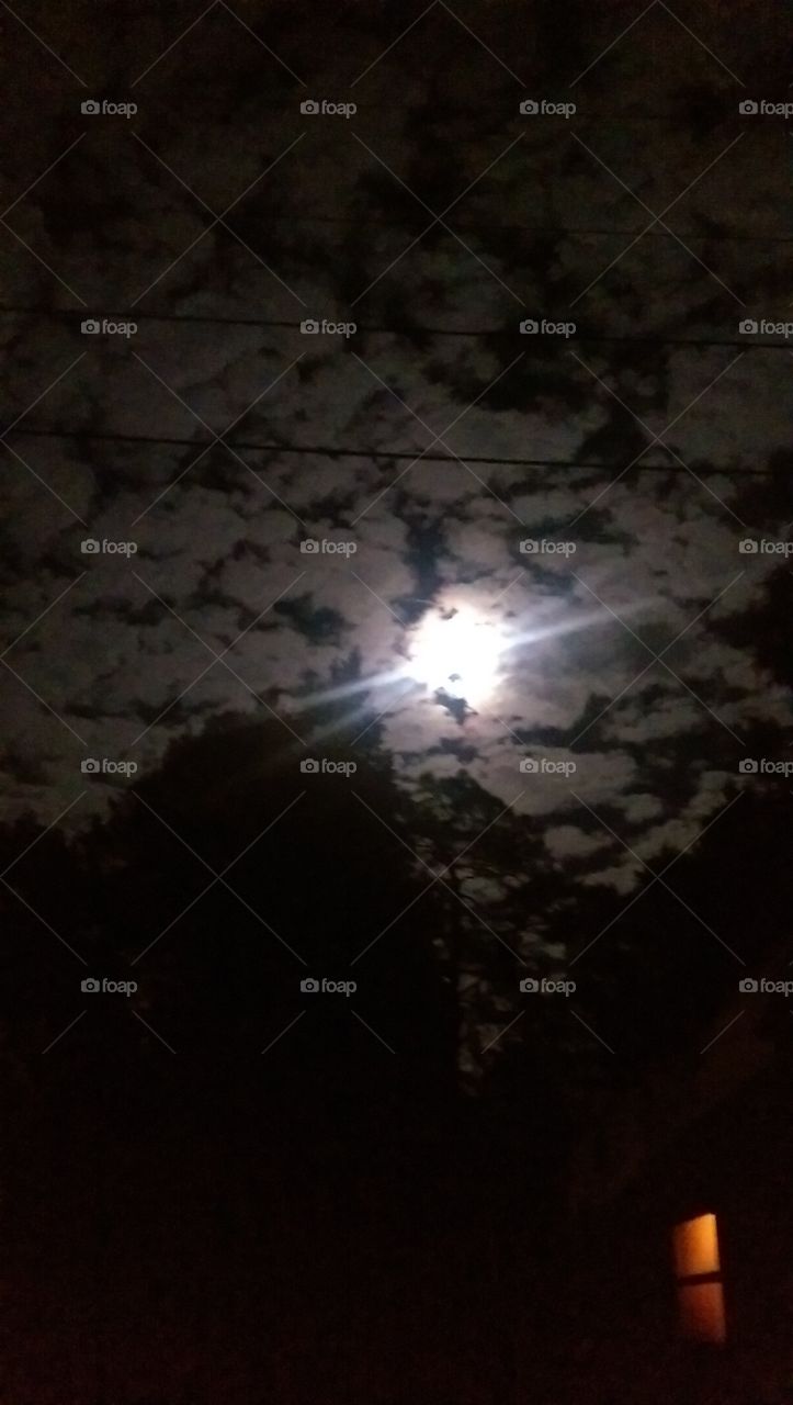 The Sun Behind The Clouds