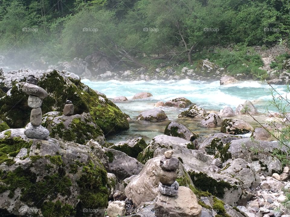 The amazing Soca river. Slovenia