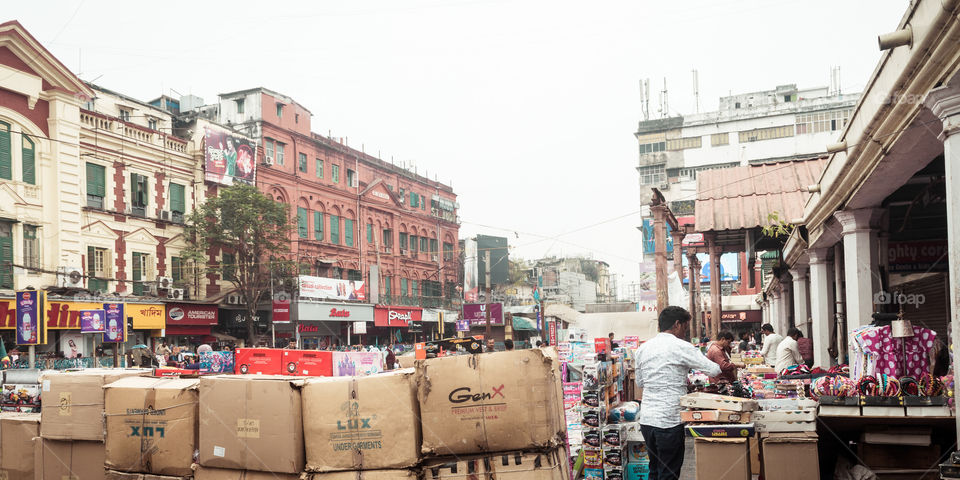 New Market, Kolkata, December 2, 2018: The Sir Hogg Market also called New Market is a market in Kolkata situated on Lindsay Street at Free School Street (Mirza Ghalib Street).