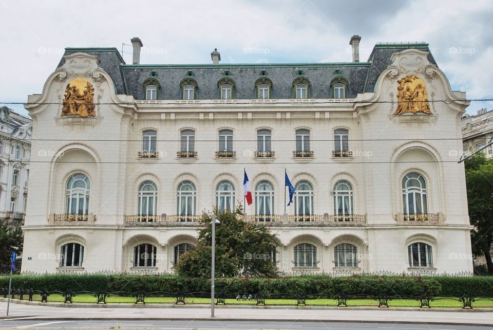 French Embassy building, Wien, Austria