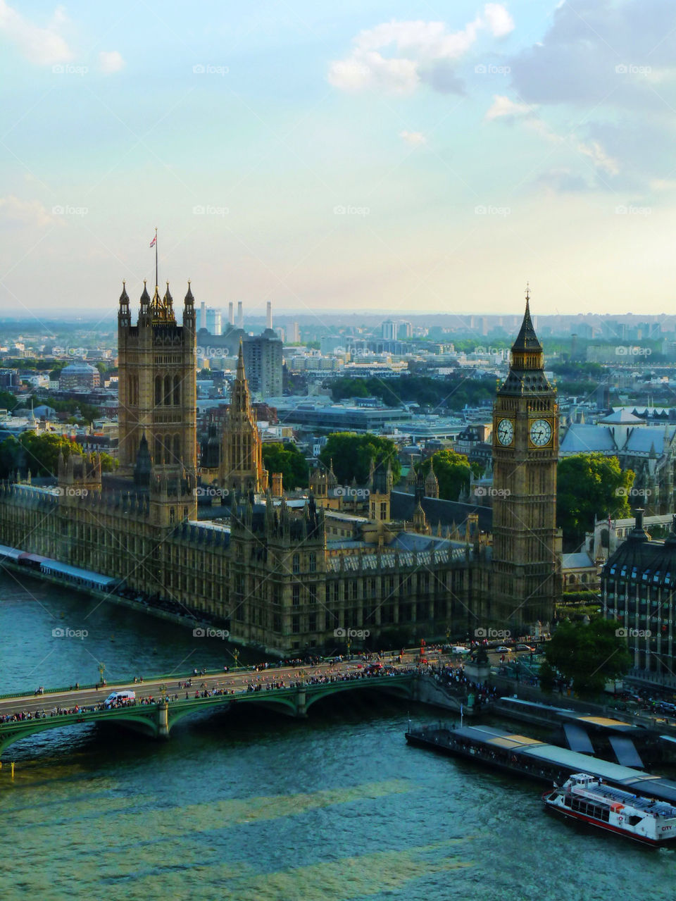 of parliament thames bridge by llotter