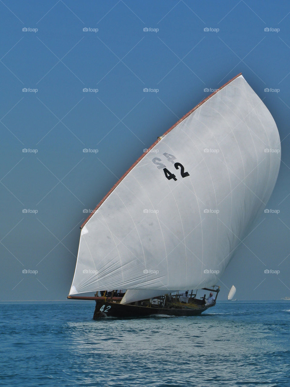 water sea traditional sail by chrisc