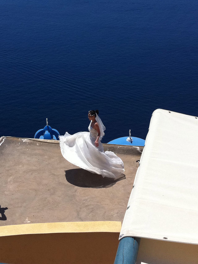 wedding santorini greek by rigas
