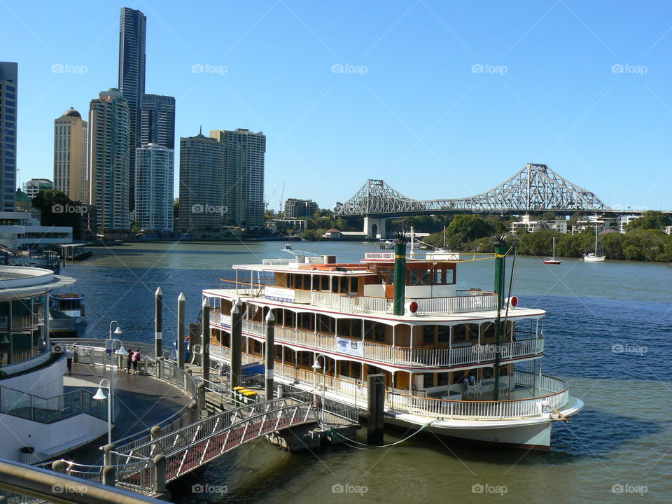 Lunch with a view, Brisbane, Australia