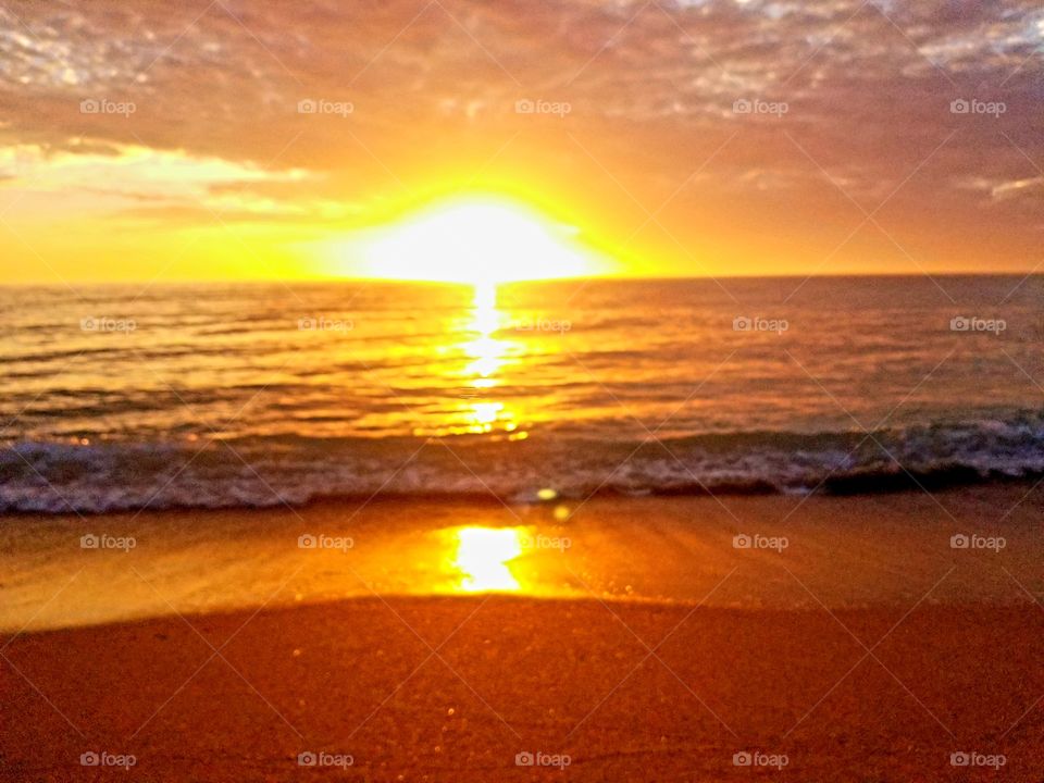 Florida beach sunset