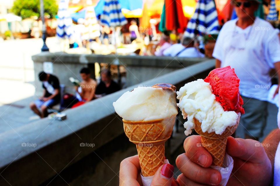 Gelato in Italy 