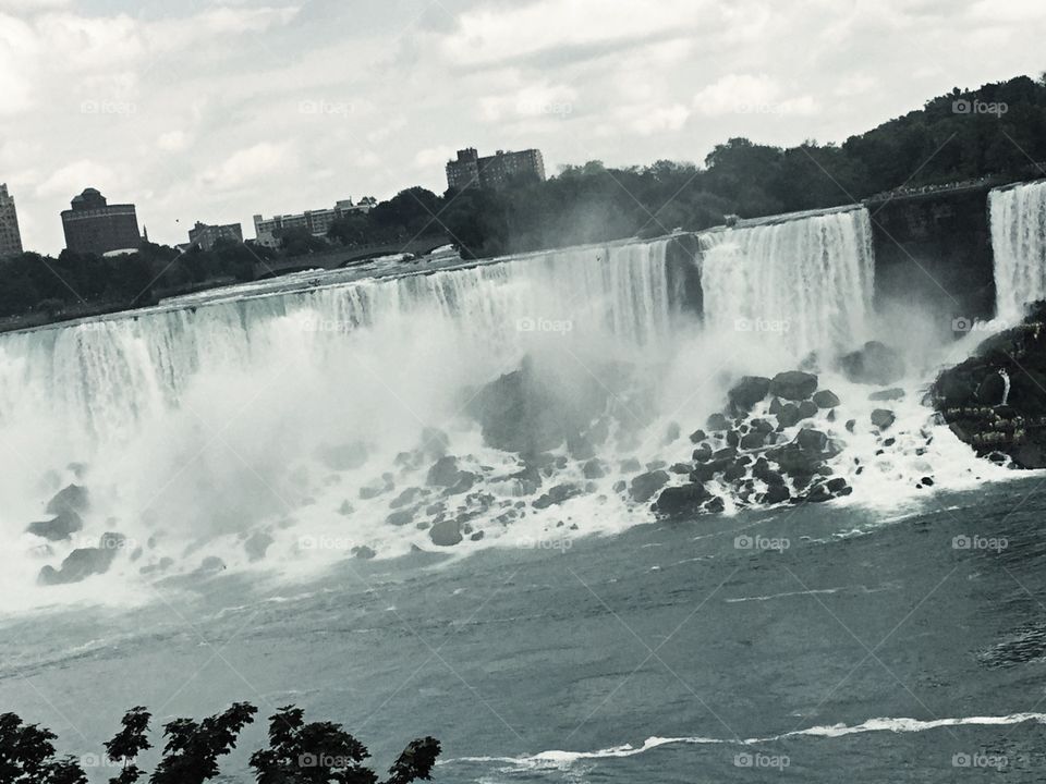 Niagara Falls from the Canadian side. 