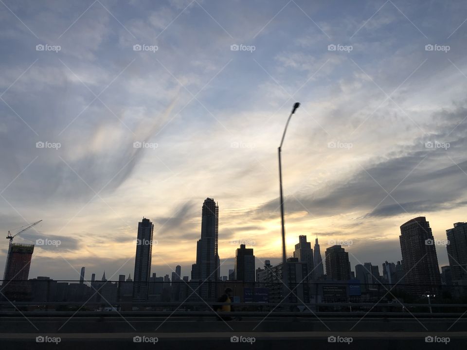 Skylines and sunsets