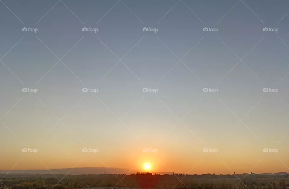 Sun set