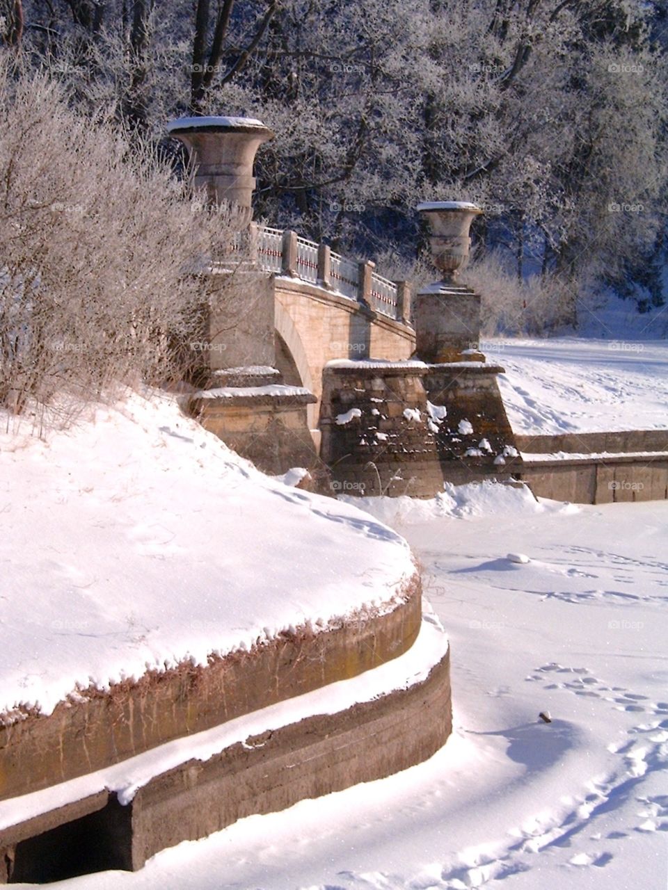 Bridge in Winter Park 