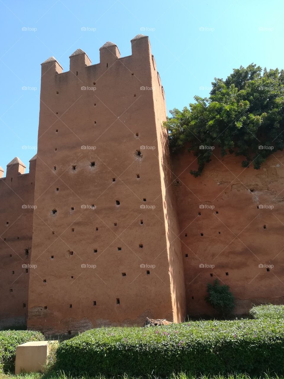 old wall Rabat Morocco