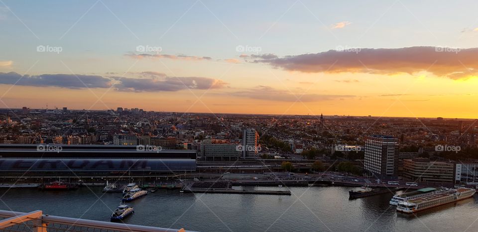 Amsterdam Skyline at A'Dam Tower