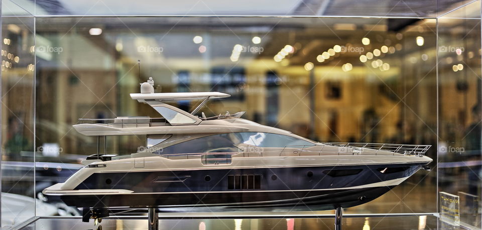 luxury yacht miniature