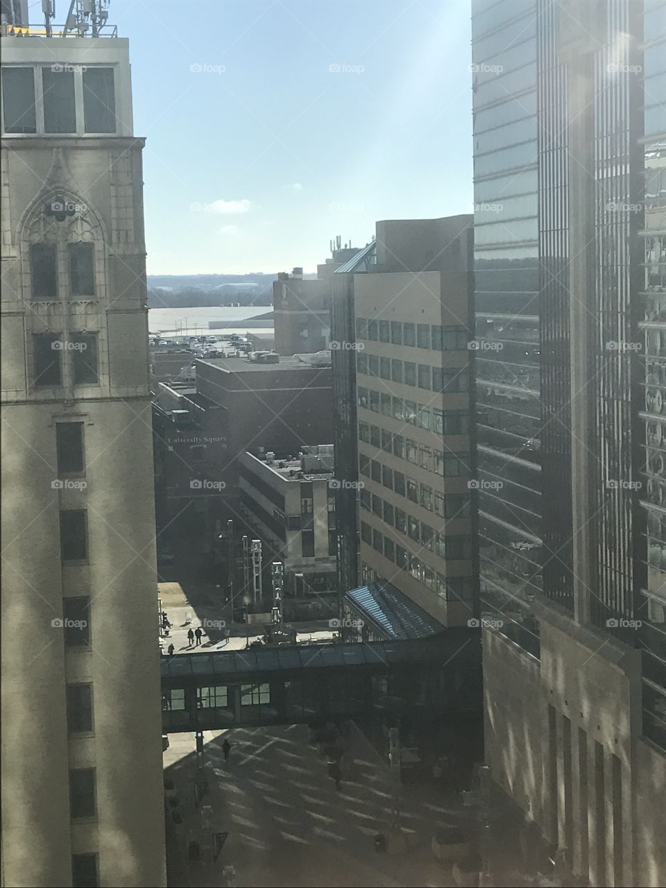 View from Mayo clinic in Rochester 