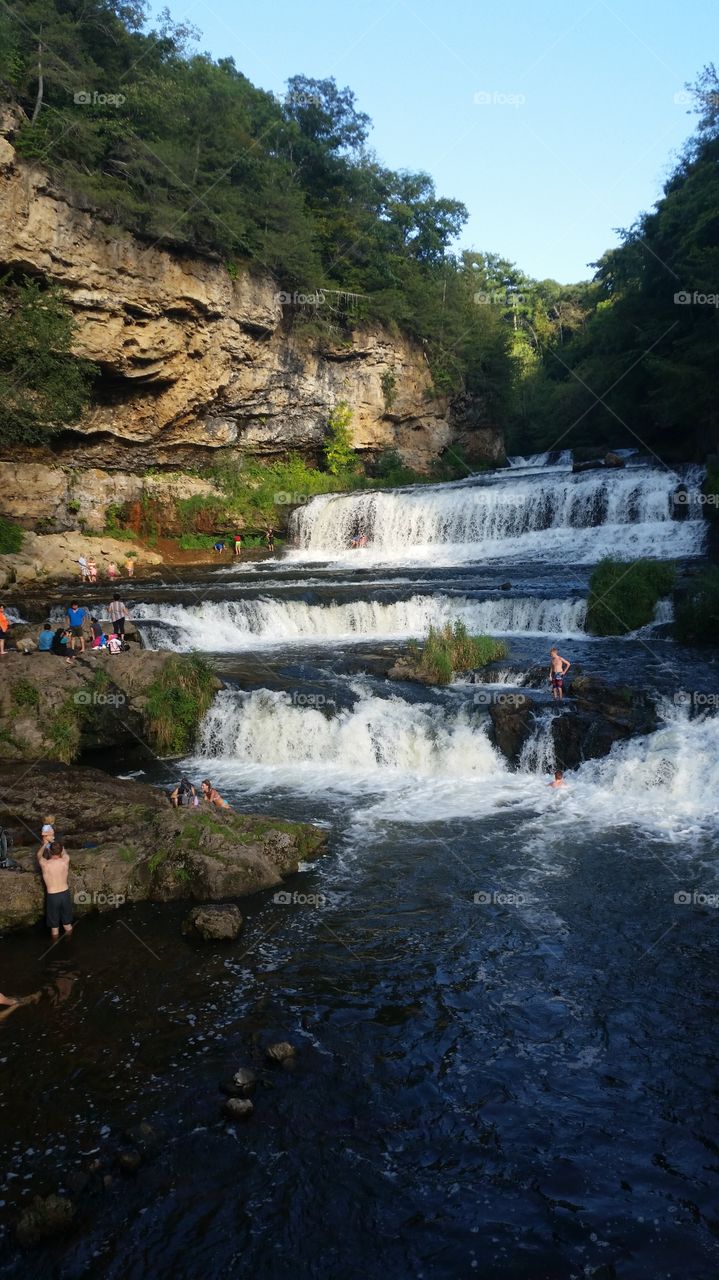 willow river waterfalls