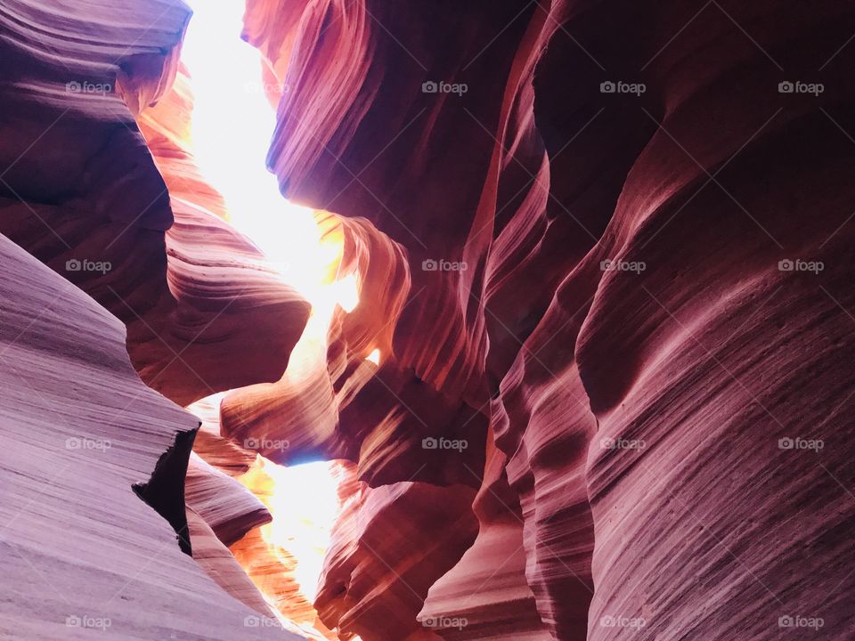 Antelope canyon - tour between the beautiful Stones.