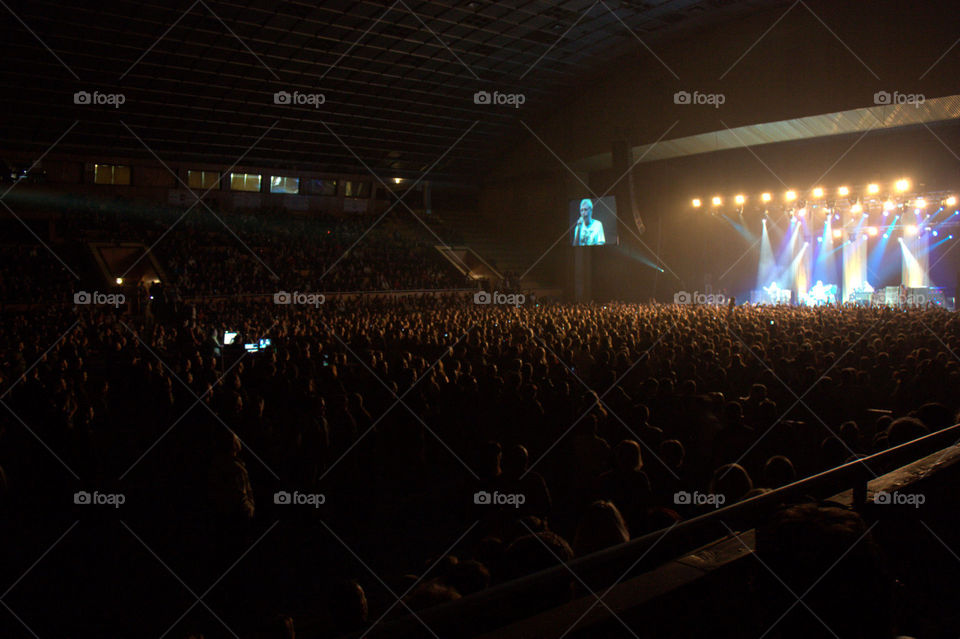 Concert, Music, Audience, Light, People