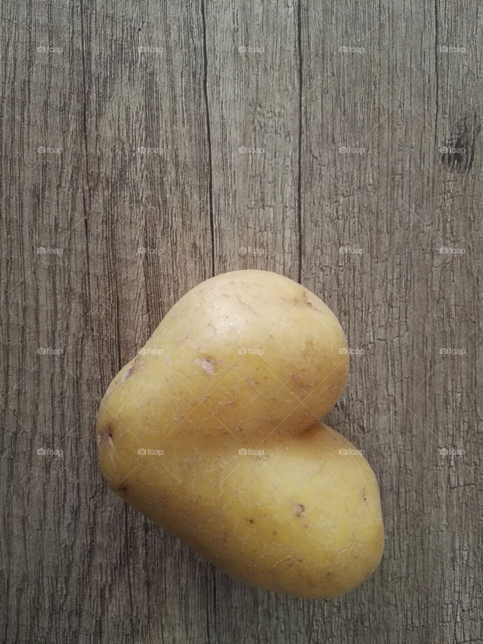 heart shape potato