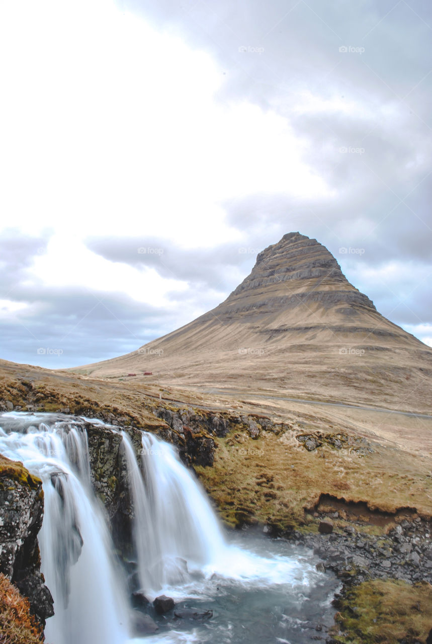 Waterfall in Iceland