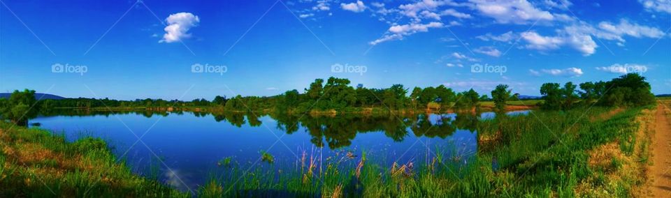 panoramic lake