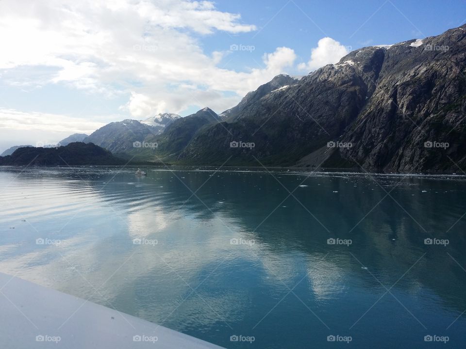Glacier Bay National Park 
Breath taking mountains and clear water.
Alaska