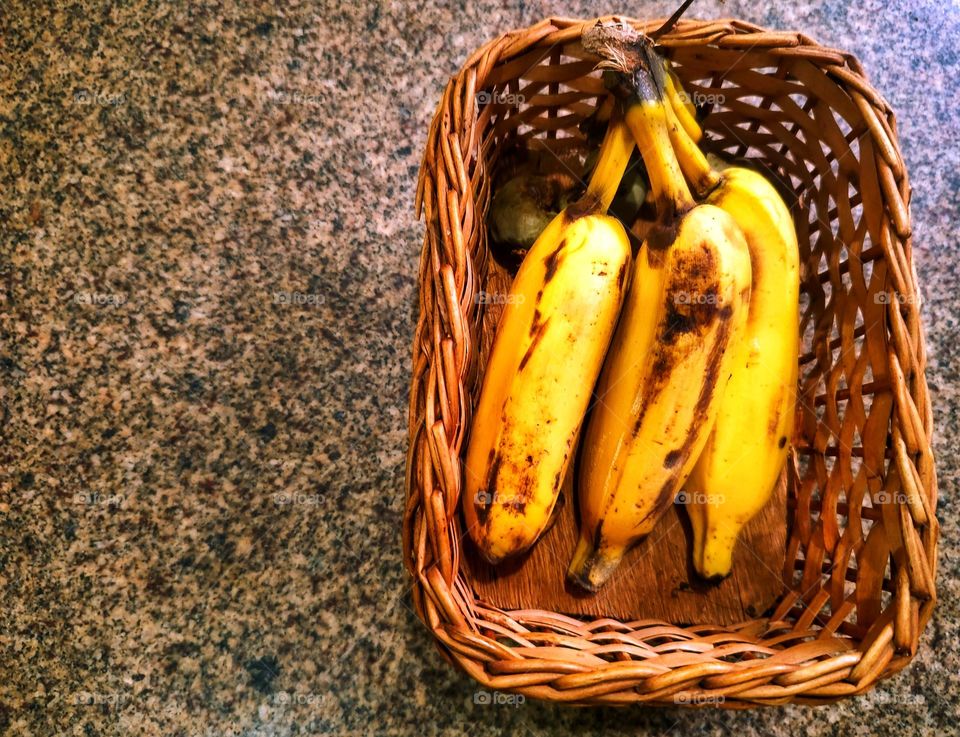 silver banana basket