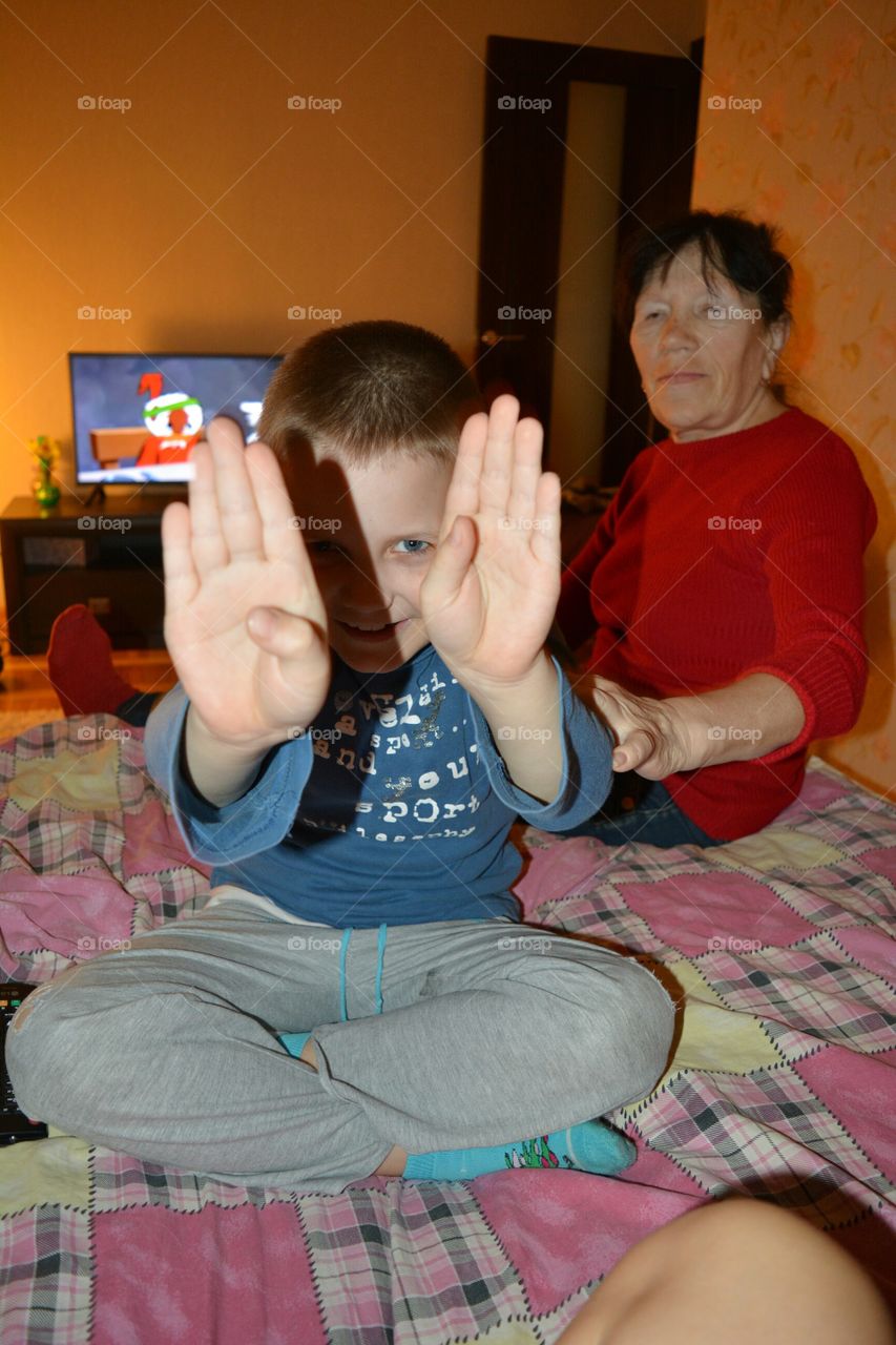 People, Child, Family, Girl, Room