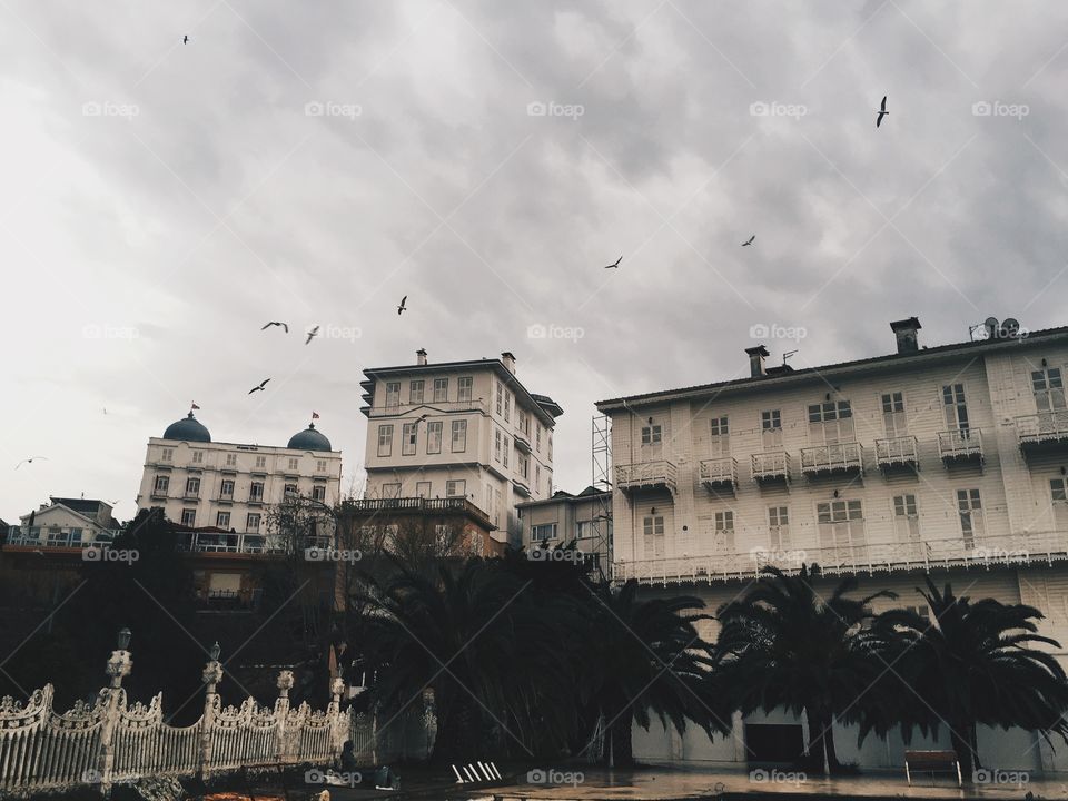 Rainy day in Istambul. 