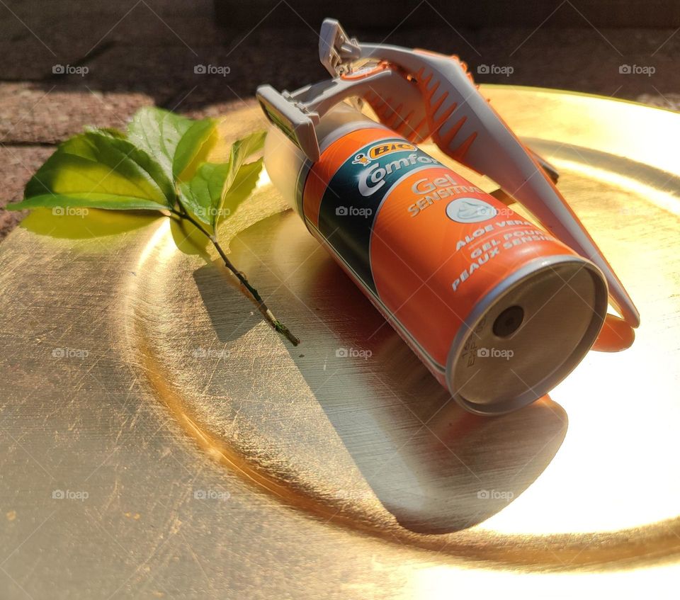 Shaving cream and razors