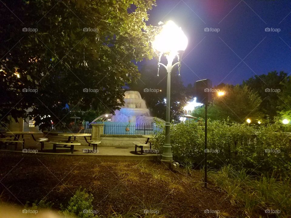 fountain in Lost Kennywood