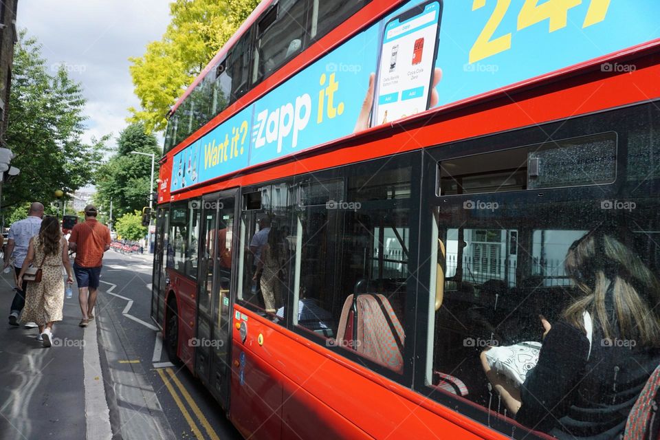 Transport for London … red double decker bus 