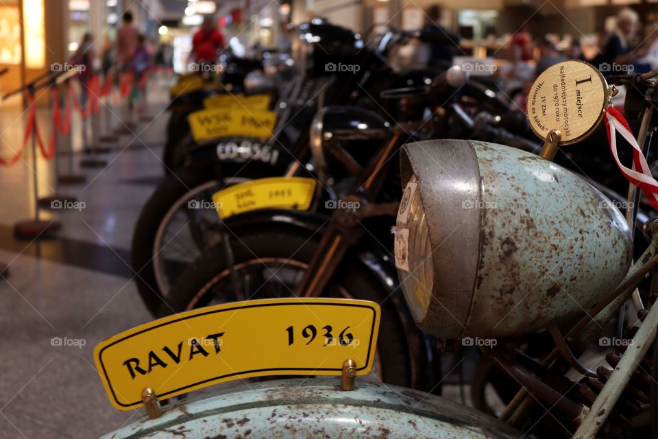 Old motorcycles