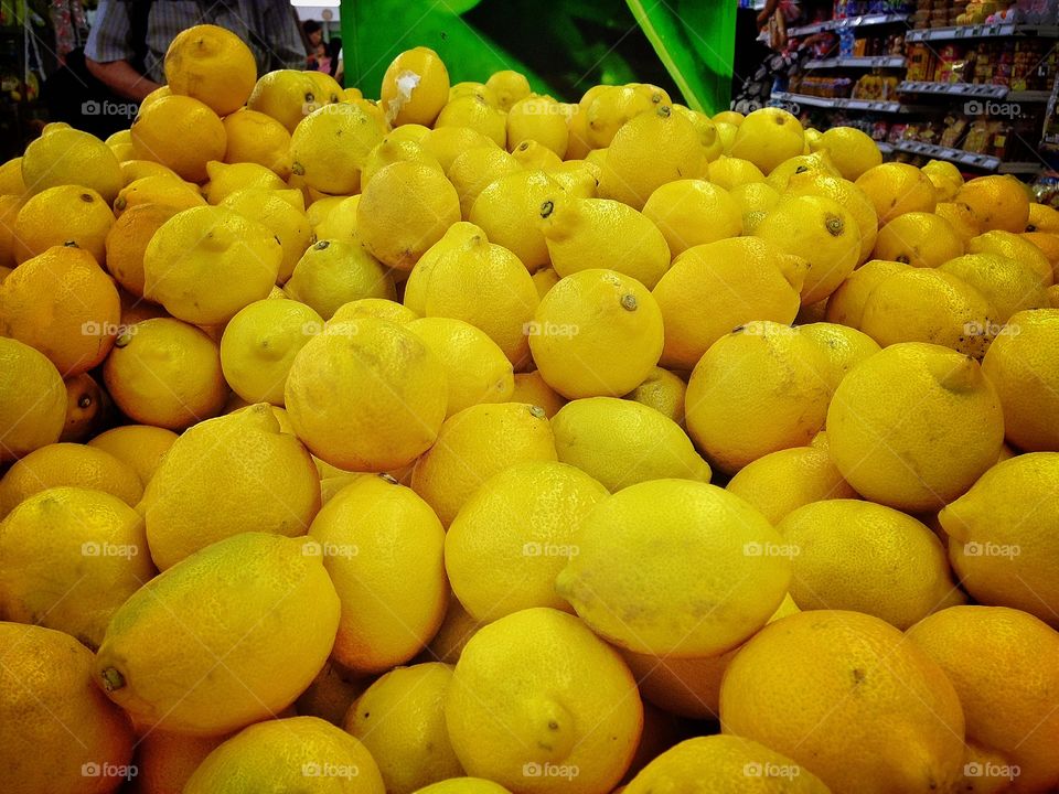 Lemons. Yellow 