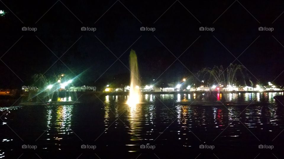 Water, City, River, Reflection, Light