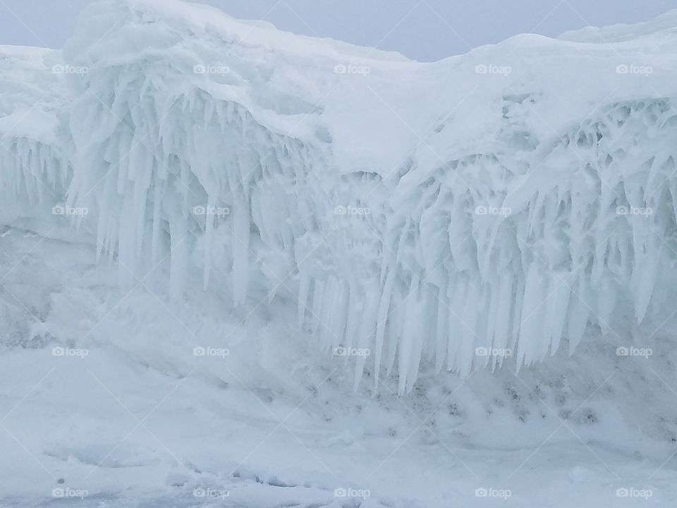 Grand Traverse Ice Formations