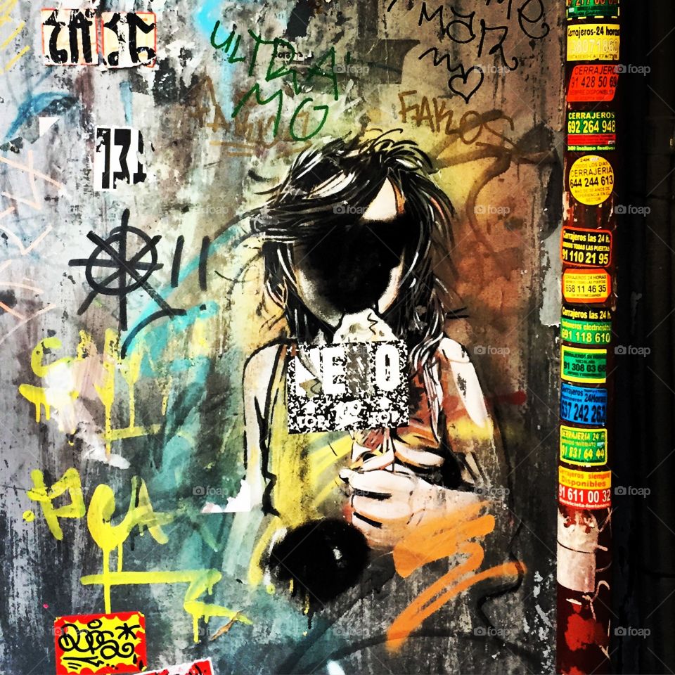 Streetart . Colours